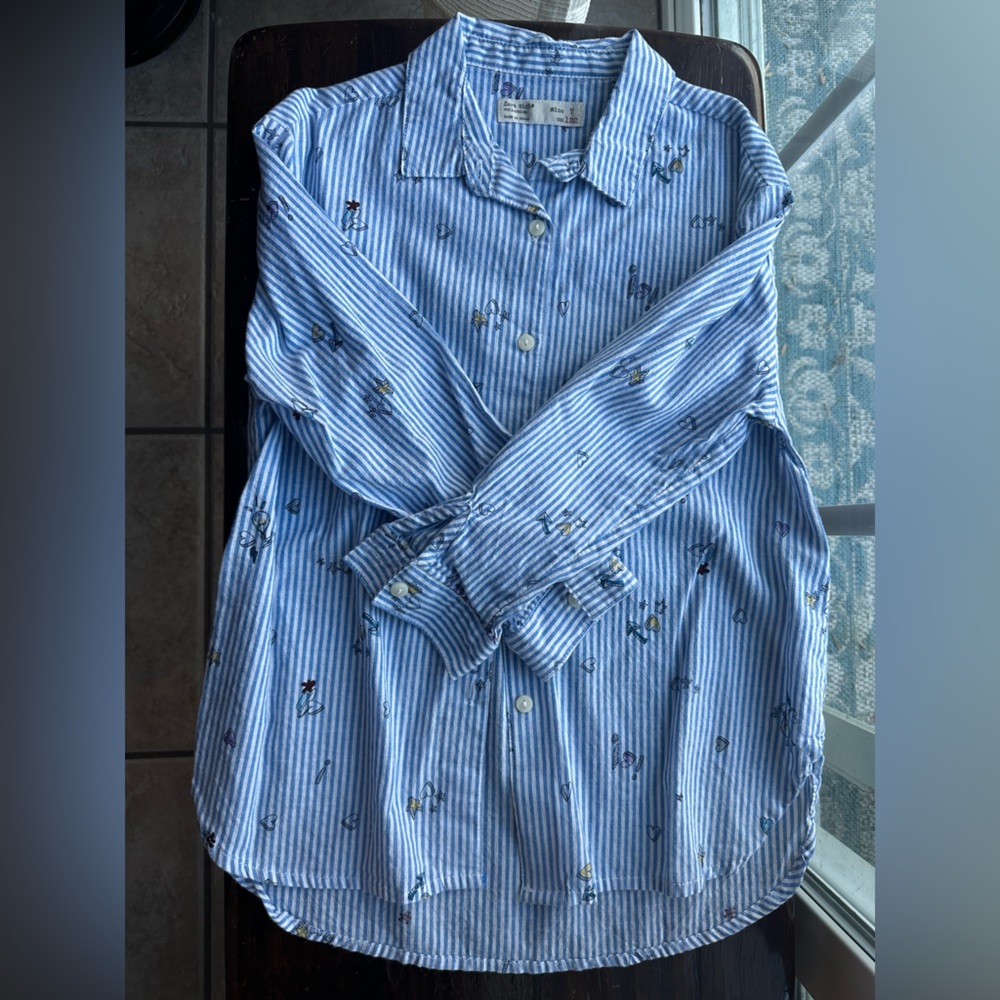 Zara kids: casual shirt with fun prints (never worn)